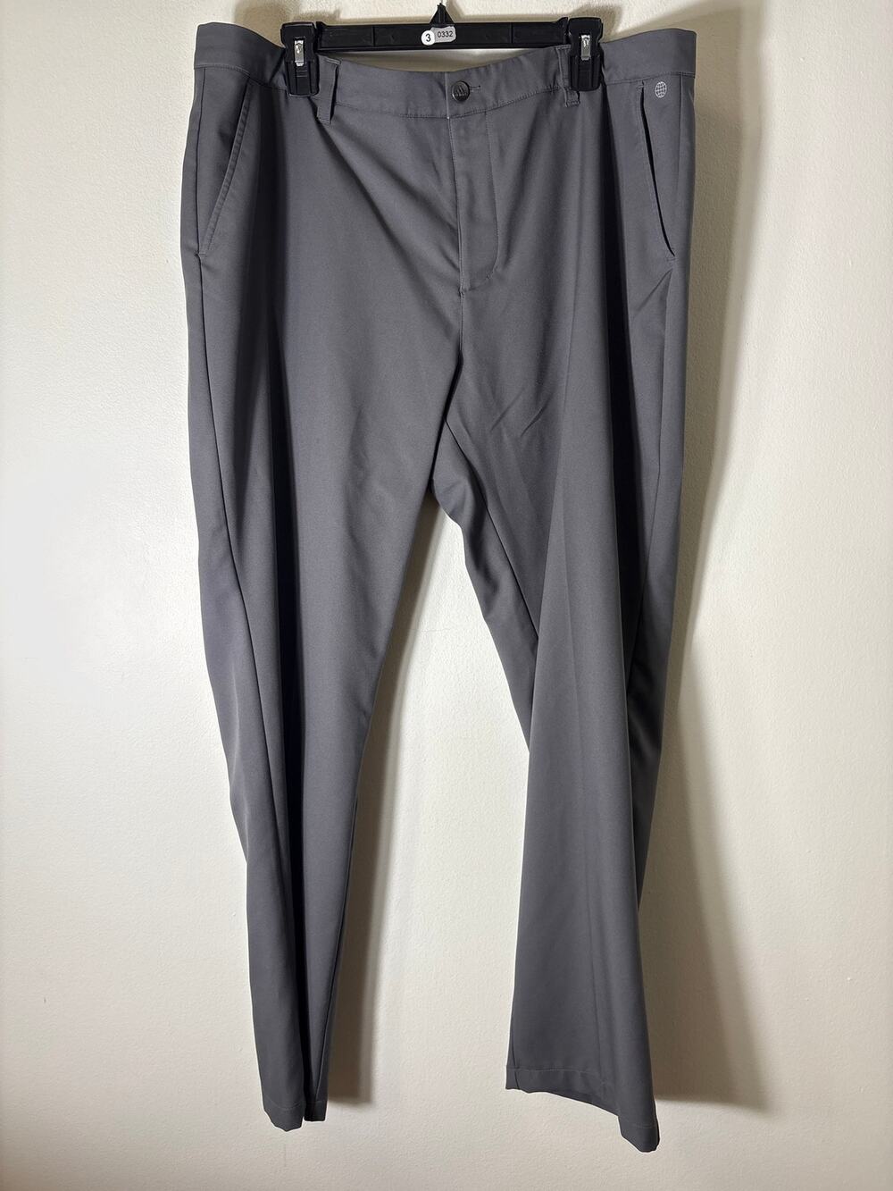 Mens Adidas Dark Gray Golf Pants Sz 40/32